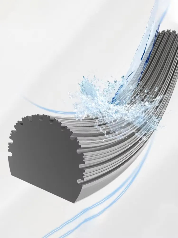 Hands-Free Foldable Absorbent Mop with Replaceable Heads